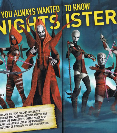 Nightsisters Spread: Star Wars Insider 122